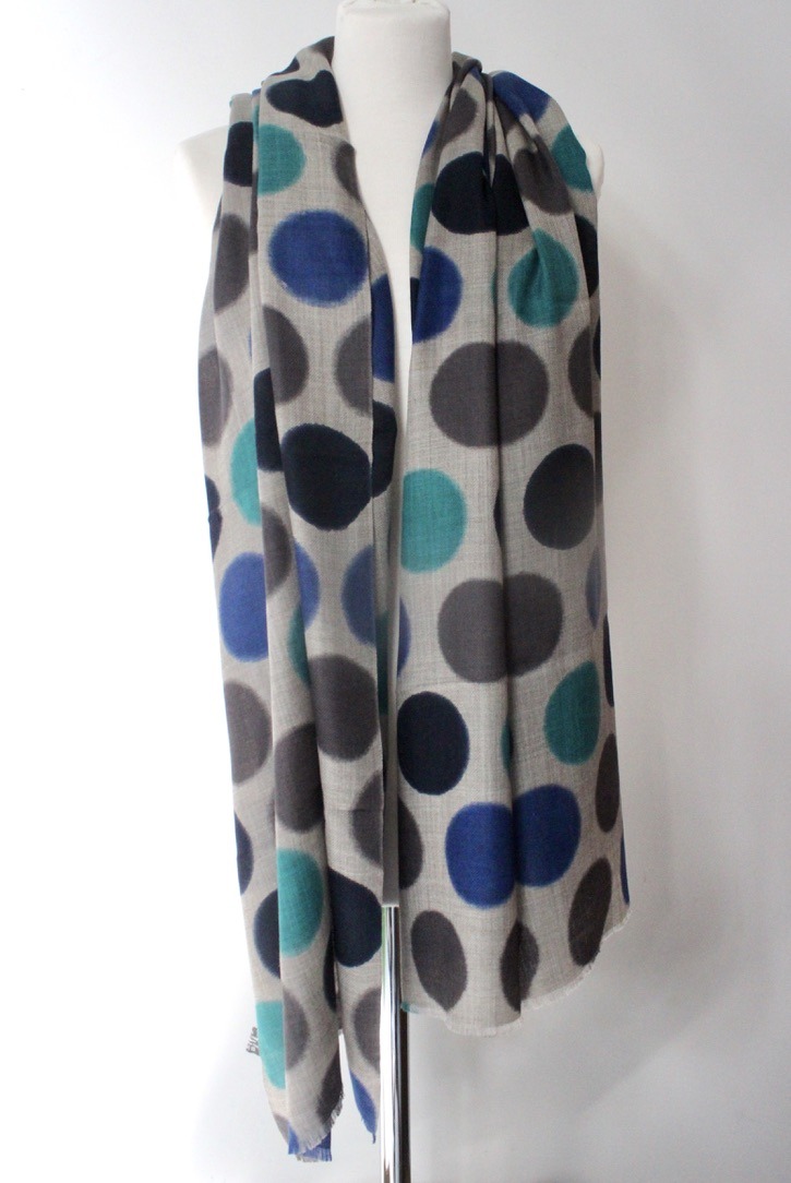 Dot TD royal blue turq navy S066B