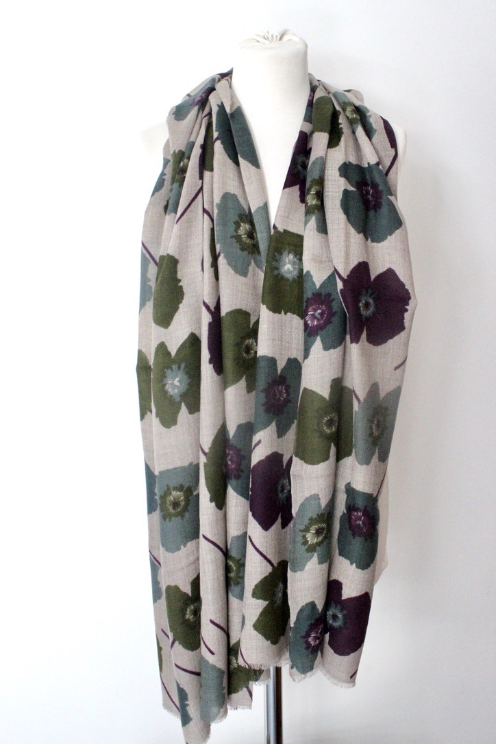 poppy TD purple olive green petrol S067H