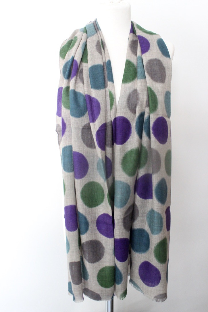 Dot TD purple green petrol S066F