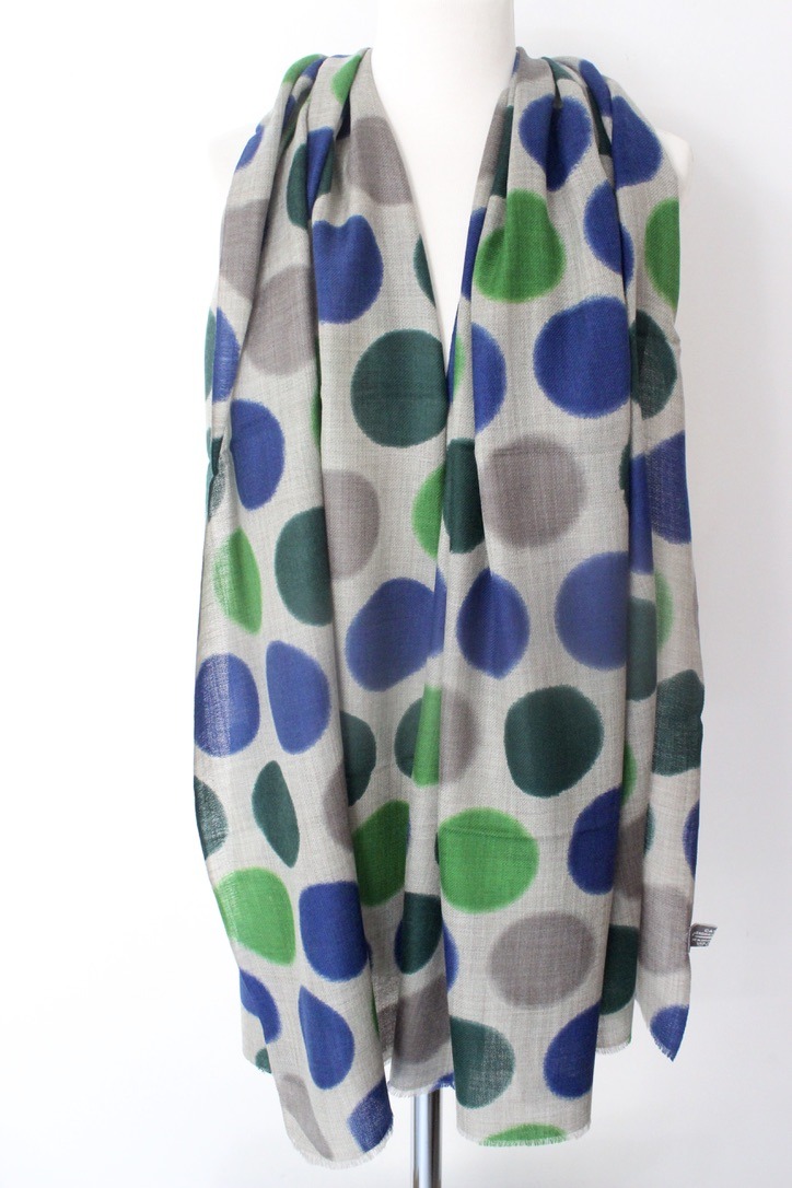 Dot TD royal blue green grey S066C
