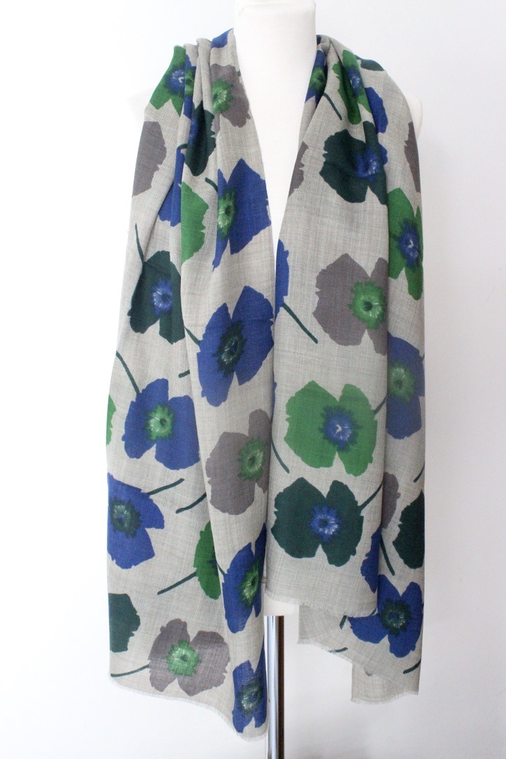 poppy TD royal blue grass green grey S067C