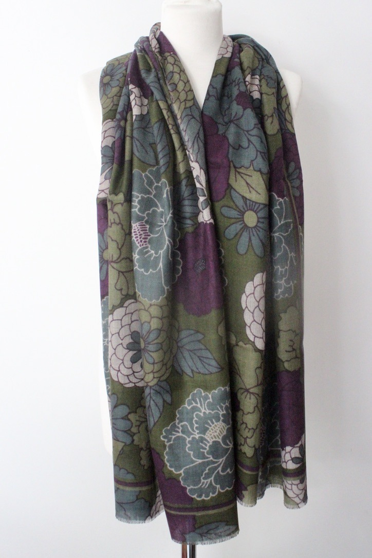 New Blossom TD purple olive green petrol S065E