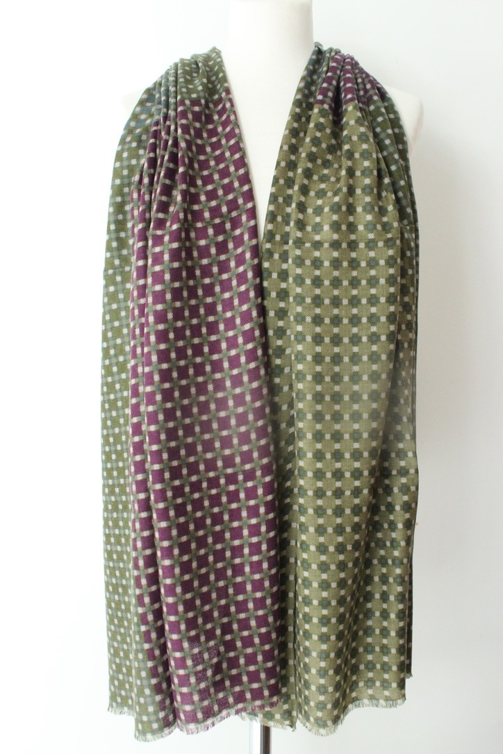 Patchwork TD petrol violet olivegreen seagreen S074W