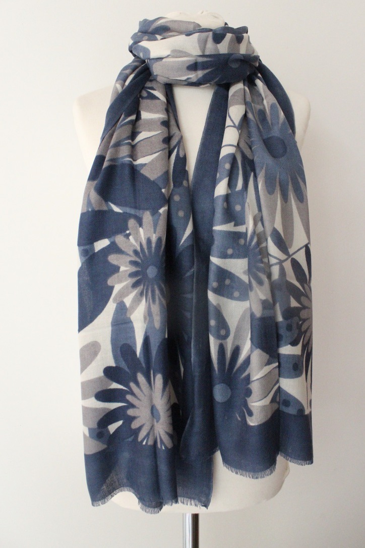 Becky White denim grey S073A