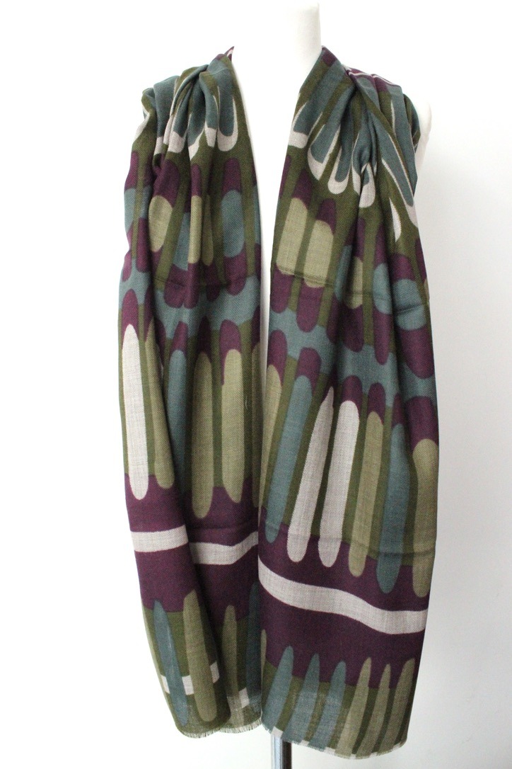 Stripe TD violet olive green seagreen S079H